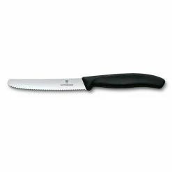 Victorinox - Steak Knife 11cm Wavy Black