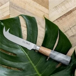 Clinq - Soiree Timber & Grey Stone Cheese Knife