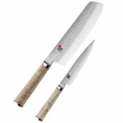 Miyabi - 5000MCD Birchwood Nakiri & Shotoh Knife Set 2pc