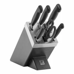 Zwilling - Four Star Self Sharpen Block Set Ash Grey 7pce