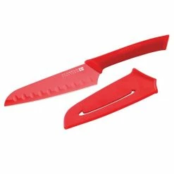Scanpan - Spectrum Santoku Knife Red