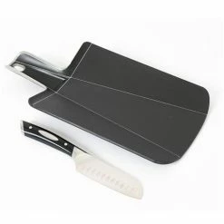 Scanpan & Joseph Joseph - Cutting Board W/Knife Combo Black 2pce