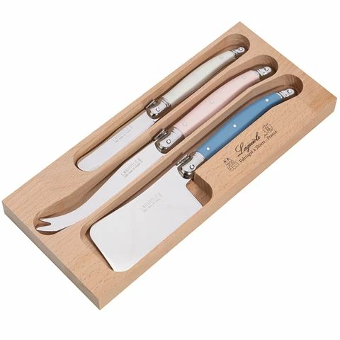 Laguiole - Debutante Cheese Knife Jardin Set 3pce