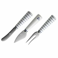 Laura Ashley - Candy Stripe Cheese Knives 3pce