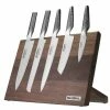Global - Takumi Walnut Magnetic Knife Block Set 6pce