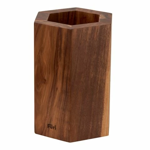 Furi - Magnetic Hexagonal Knife Block Acacia