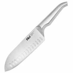 Furi - Pro East West Scalloped Santoku Knife 17cm