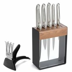 Furi - Pro Limited Edition Black Knife Block Set 7pce