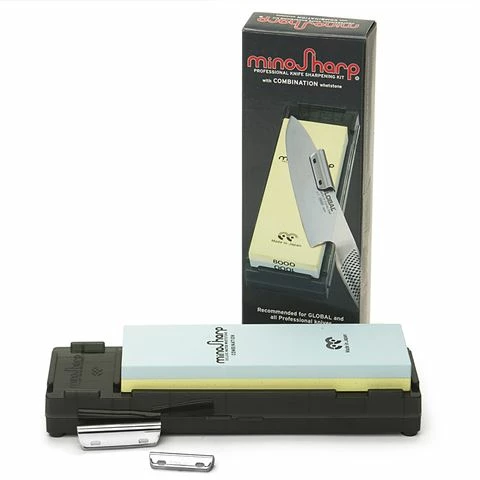Global - MinoSharp Combination Water Whetstone 8000/1000 Grit